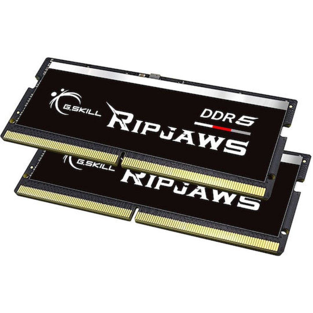 G.Skill Ripjaws DDR5 32GB RAM με 2x16GB Modules και Ταχύτητα 4800 για Laptop