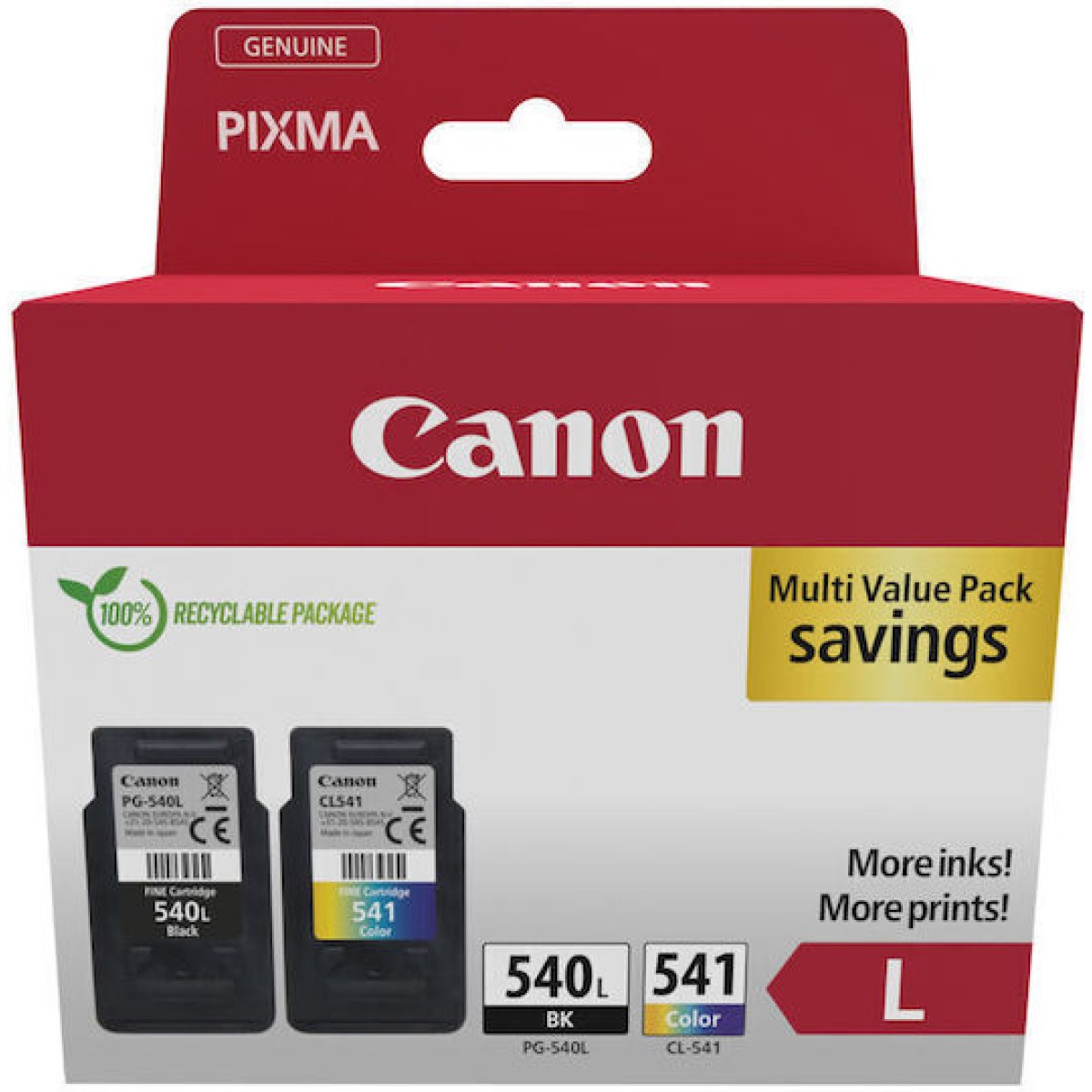 Canon Γνήσιο Photo Value Pack με 2 Μελάνια Εκτυπωτή InkJet Μαύρο / Πολλαπλό (Color) (5224B013)