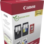 Canon PG-560/CL-561 Γνήσιο Photo Value Pack με 2 Μελάνια Εκτυπωτή InkJet Κίτρινο / Κυανό / Ματζέντα / Μαύρο (3713C008)