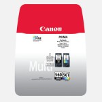 Canon PG-560/CL-561 Γνήσιο Photo Value Pack με 2 Μελάνια Εκτυπωτή InkJet Κίτρινο / Κυανό / Ματζέντα / Μαύρο (3713C008)