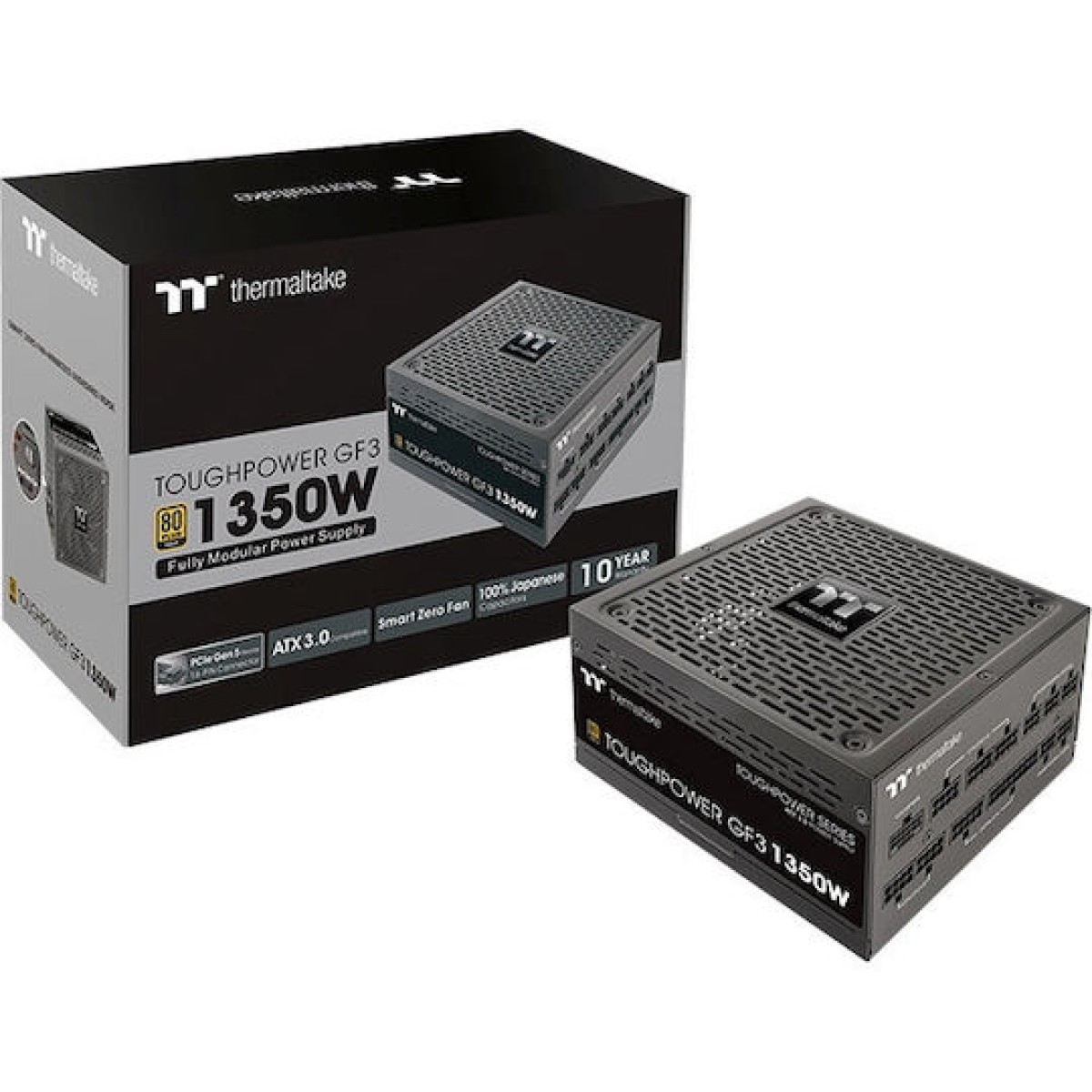 Thermaltake ToughPower GF3 1350W Μαύρο Τροφοδοτικό Υπολογιστή Full Modular 80 Plus Gold
