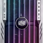 CoolerMaster HAF700 EVO Gaming Full Tower Κουτί Υπολογιστή με Πλαϊνό Παράθυρο και RGB Φωτισμό Titanium Grey