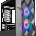 CoolerMaster TD300 MESH Gaming Mini Tower Κουτί Υπολογιστή με Πλαϊνό Παράθυρο και RGB Φωτισμό Μαύρο