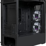 CoolerMaster TD300 MESH Gaming Mini Tower Κουτί Υπολογιστή με Πλαϊνό Παράθυρο και RGB Φωτισμό Μαύρο