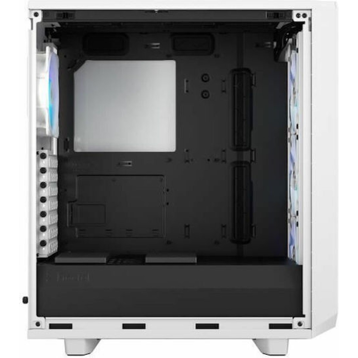 Fractal Design Meshify 2 Compact RGB Gaming Midi Tower Κουτί Υπολογιστή με Πλαϊνό Παράθυρο White TG Clear tint
