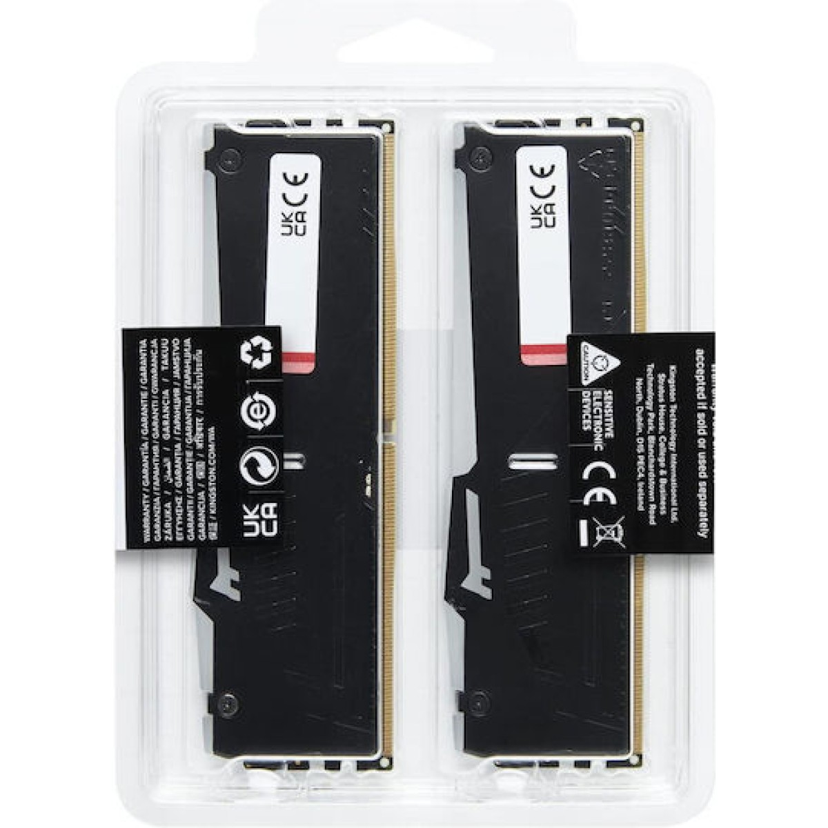 Kingston Fury Beast RGB DDR5 64GB RAM με 2x32GB Modules και Ταχύτητα 5200 για Desktop