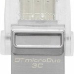 Kingston DataTraveler MicroDuo 3C 128GB USB 3.1 Stick με σύνδεση USB-A & USB-C Μωβ
