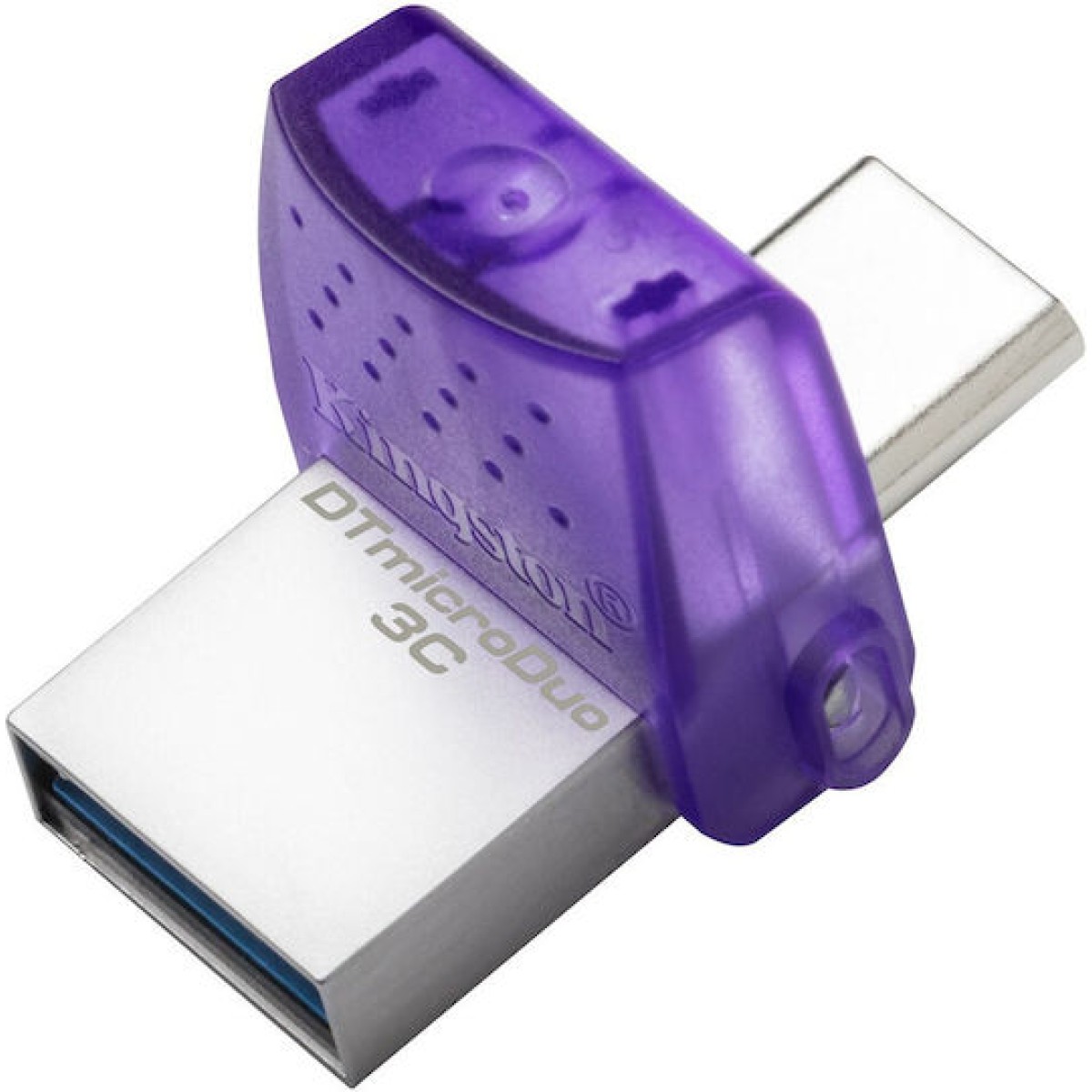 Kingston DataTraveler MicroDuo 3C 256GB USB 3.2 Stick με σύνδεση USB-A & USB-C Μωβ