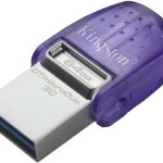 Kingston DataTraveler MicroDuo 3C 64GB USB 3.1 Stick με σύνδεση USB-A & USB-C Μωβ