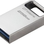 Kingston DataTraveler Micro Gen2 256GB USB 3.2 Stick Ασημί