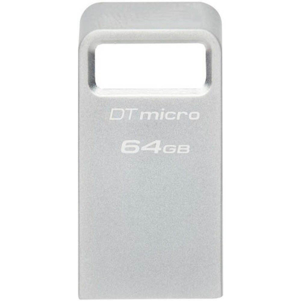 Kingston DataTraveler Micro Gen2 64GB USB 3.2 Stick Ασημί