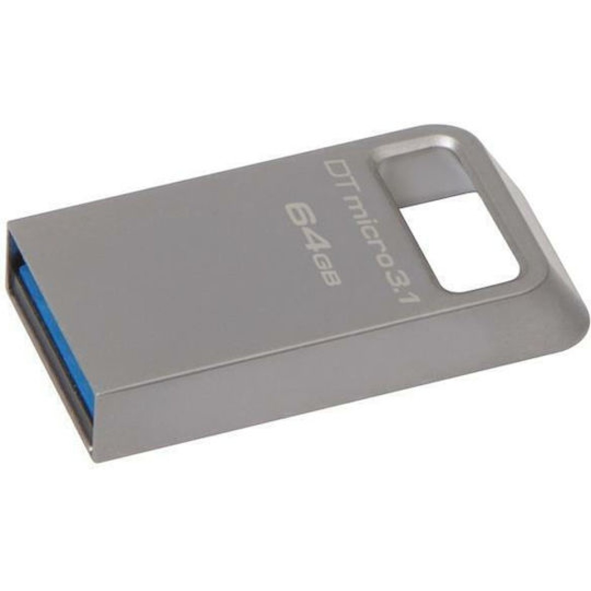 Kingston DataTraveler Micro Gen2 64GB USB 3.2 Stick Ασημί