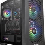 Thermaltake View 300 MX Gaming Midi Tower Κουτί Υπολογιστή με Πλαϊνό Παράθυρο Μαύρο