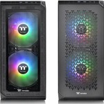 Thermaltake View 300 MX Gaming Midi Tower Κουτί Υπολογιστή με Πλαϊνό Παράθυρο Μαύρο