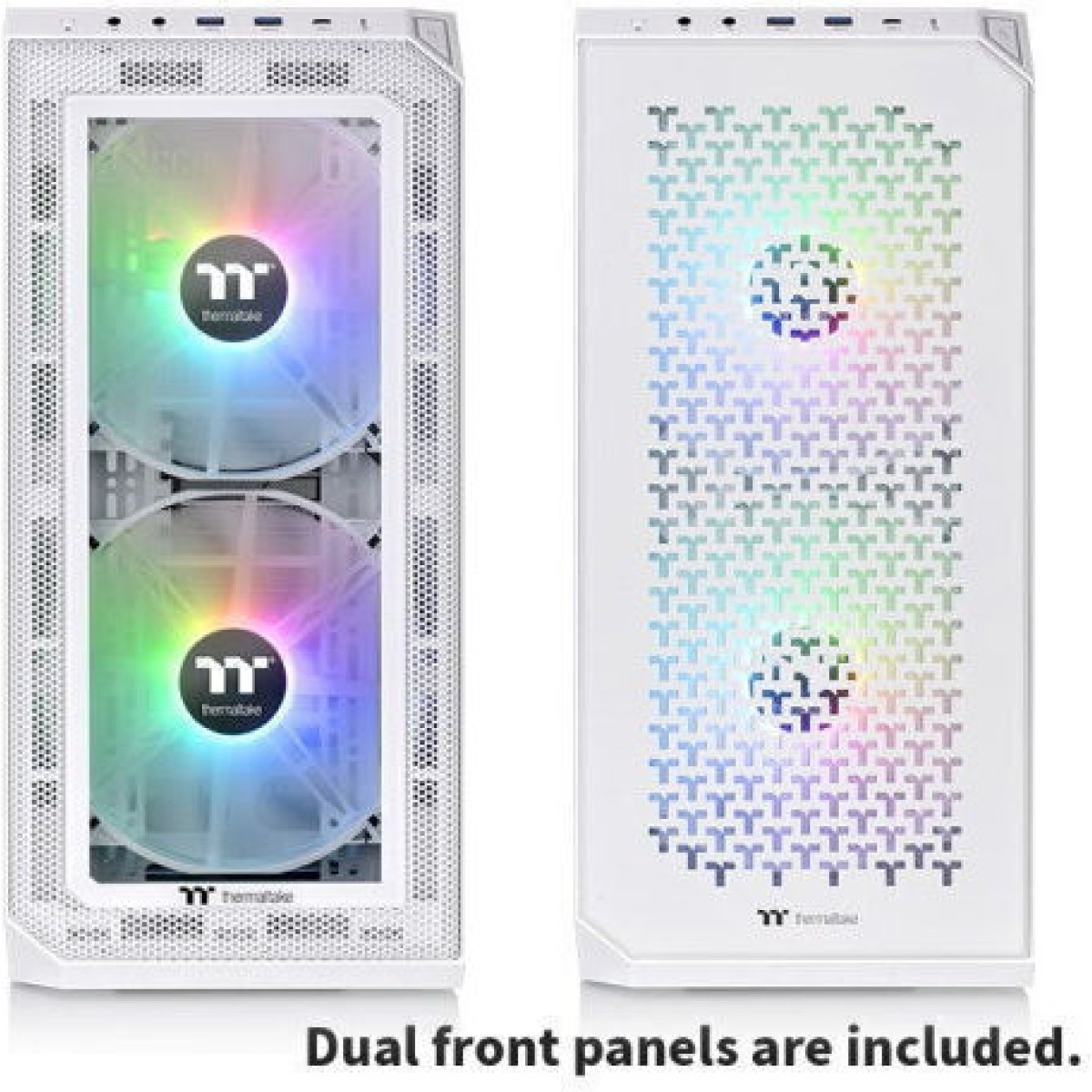 Thermaltake View 300 MX Gaming Midi Tower Κουτί Υπολογιστή με Πλαϊνό Παράθυρο Snow