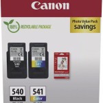 Canon PG-540 / CL-541 Γνήσιο Photo Value Pack με 2 Μελάνια Εκτυπωτή InkJet Μαύρο (5225B013)