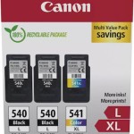 Canon PG-540Lx2/CL-541XL Γνήσιο Πακέτο Μελανιών Εκτυπωτή InkJet Μαύρο / Κυανό / Ματζέντα / Κίτρινο (5224B017)