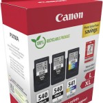 Canon PG-540Lx2/CL-541XL Γνήσιο Photo Value Pack με 3 Μελάνια Εκτυπωτή InkJet Μαύρο / Πολλαπλό (Color) (5224B015)
