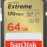 Sandisk Extreme SDXC 64GB Class 10 U3 V30 UHS-I 170MB/s