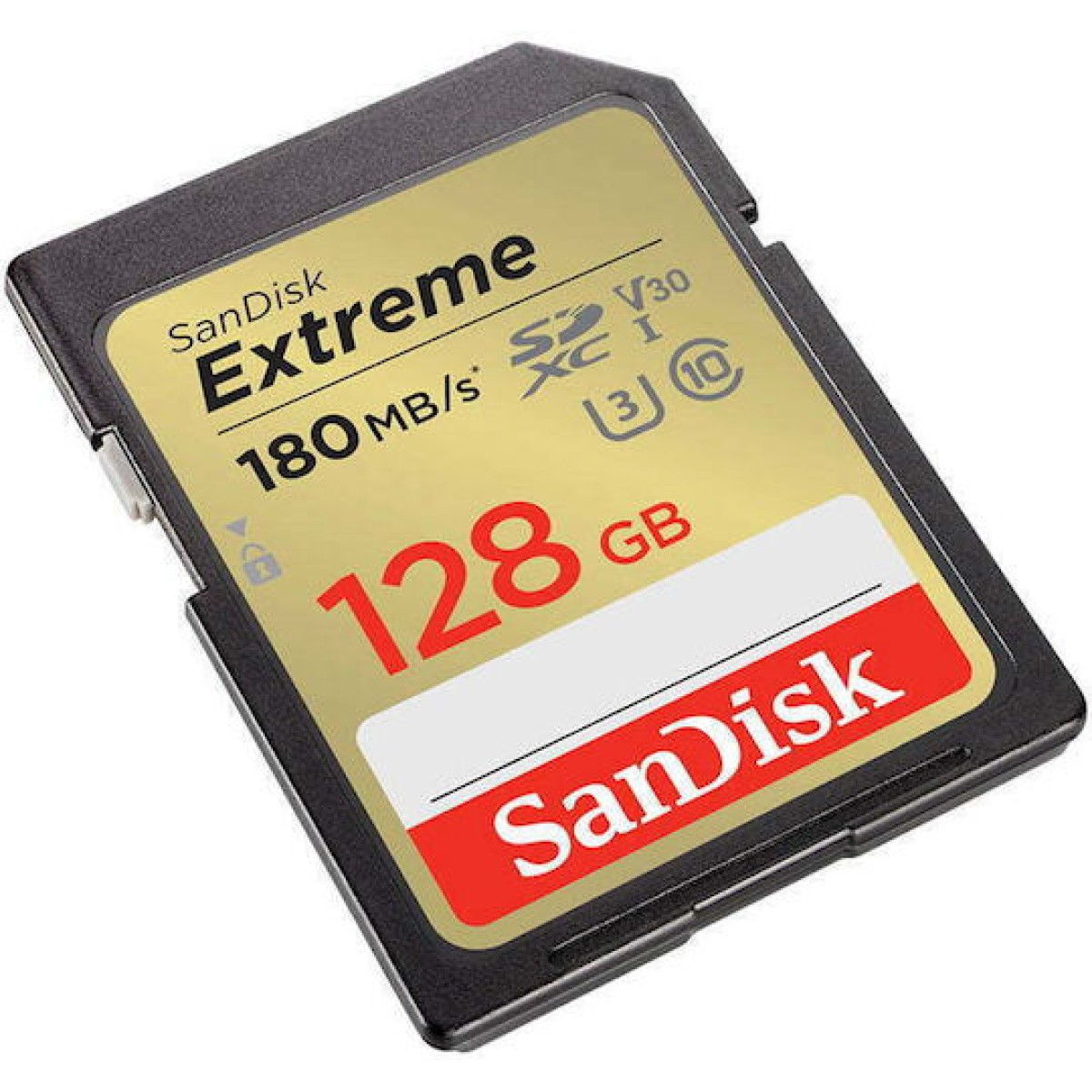 Sandisk Extreme SDXC 128GB Class 10 U3 V30 UHS-I με αντάπτορα