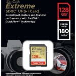 Sandisk Extreme SDXC 128GB Class 10 U3 V30 UHS-I με αντάπτορα