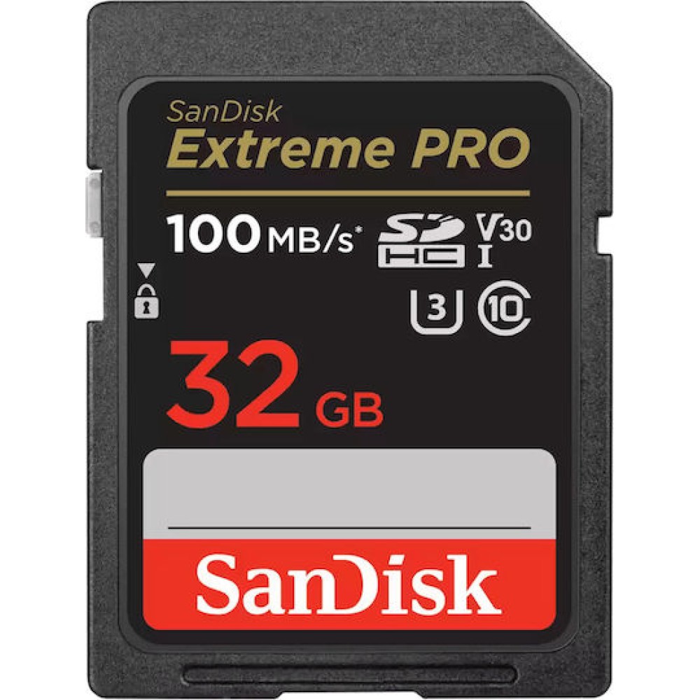 Sandisk Extreme Pro SDHC 32GB Class 10 U3 V30 UHS-I SDSDXXO-032G-GN4IN