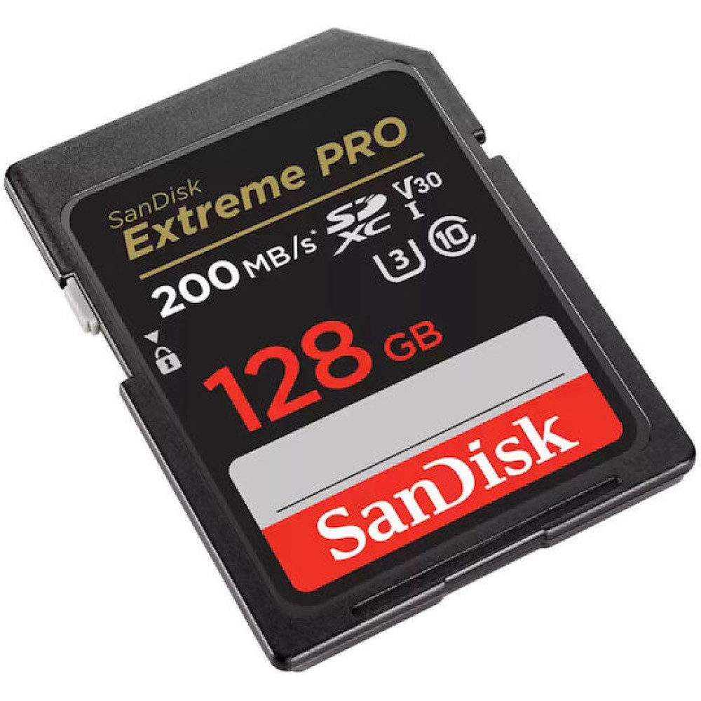 Sandisk Extreme PRO SDXC 128GB Class 10 U3 V30 UHS-I