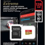 Sandisk Extreme microSDXC 128GB Class 10 U3 V30 A2 UHS-I με αντάπτορα SDSQXAA-128G-GN6MA