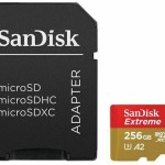 Sandisk Extreme microSDXC 256GB U3 V30 A2 UHS-I με αντάπτορα 190MB/s