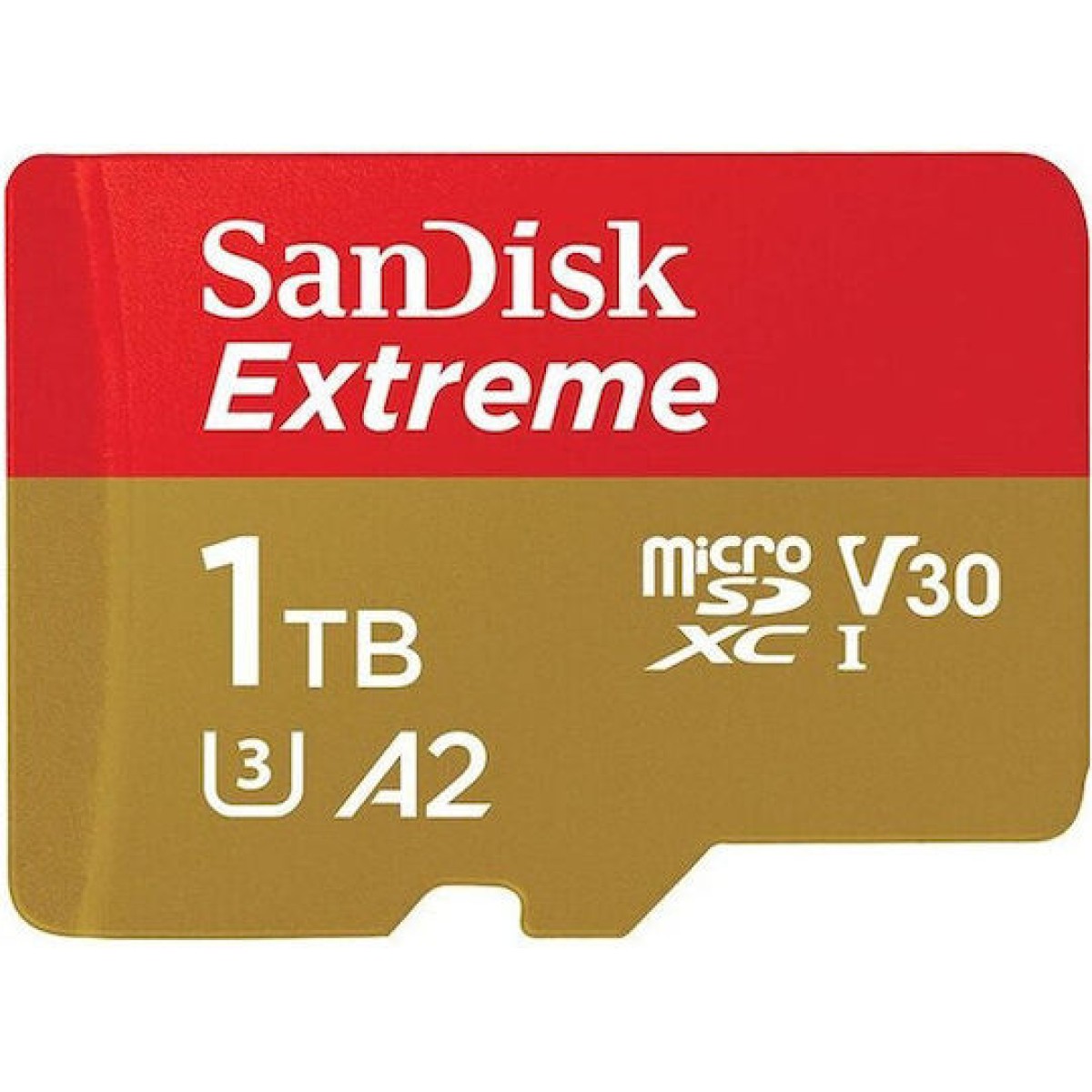 Sandisk Extreme microSDXC 1TB U3 V30 A2 UHS-I με αντάπτορα 190MB/s