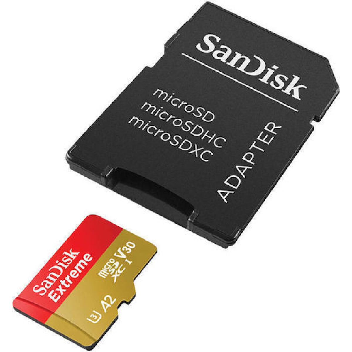 Sandisk Extreme microSDXC 1TB U3 V30 A2 UHS-I με αντάπτορα 190MB/s