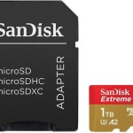 Sandisk Extreme microSDXC 1TB U3 V30 A2 UHS-I με αντάπτορα 190MB/s