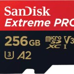 Sandisk Extreme PRO microSDXC 256GB U3 V30 A2 UHS-I με αντάπτορα