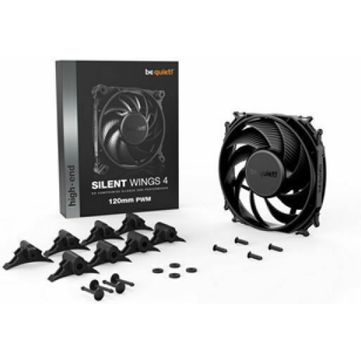 Be Quiet Silent Wings 4 Case Fan 120mm με Σύνδεση 4-Pin PWM BL093