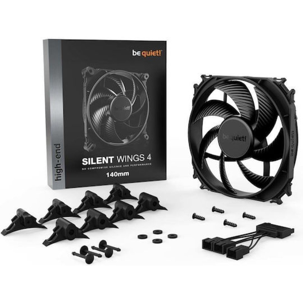 Be Quiet Silent Wings 4 Case Fan 140mm με Σύνδεση 3-Pin