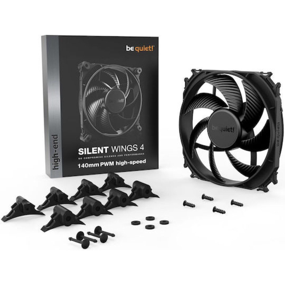 Be Quiet Silent Wings 4 High Speed Case Fan 140mm με Σύνδεση 4-Pin PWM