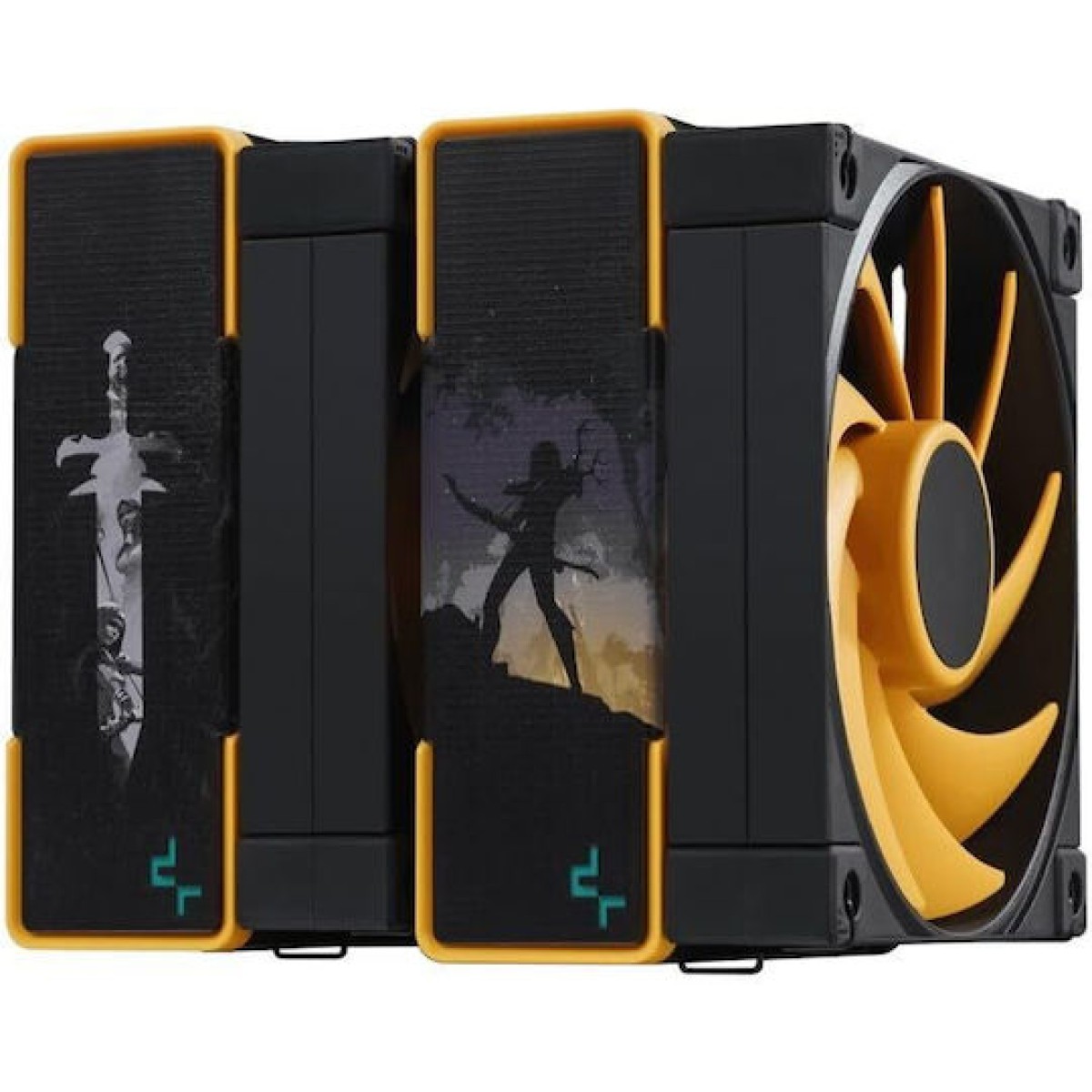 Deepcool AK620 Zero Dark Zoria Ψύκτρα Επεξεργαστή Διπλού Ανεμιστήρα για Socket 1200/1700/2011/2066