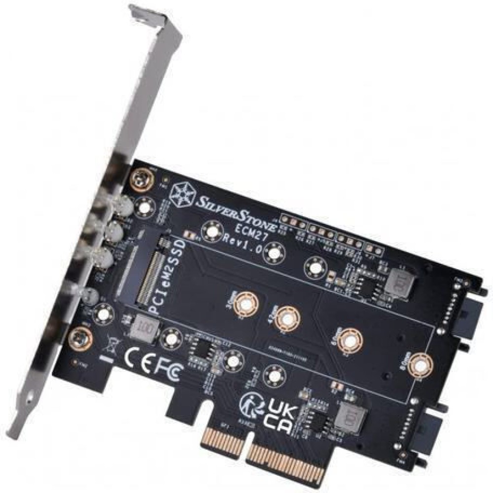 Silverstone Κάρτα PCIe σε 2 θύρες SATA