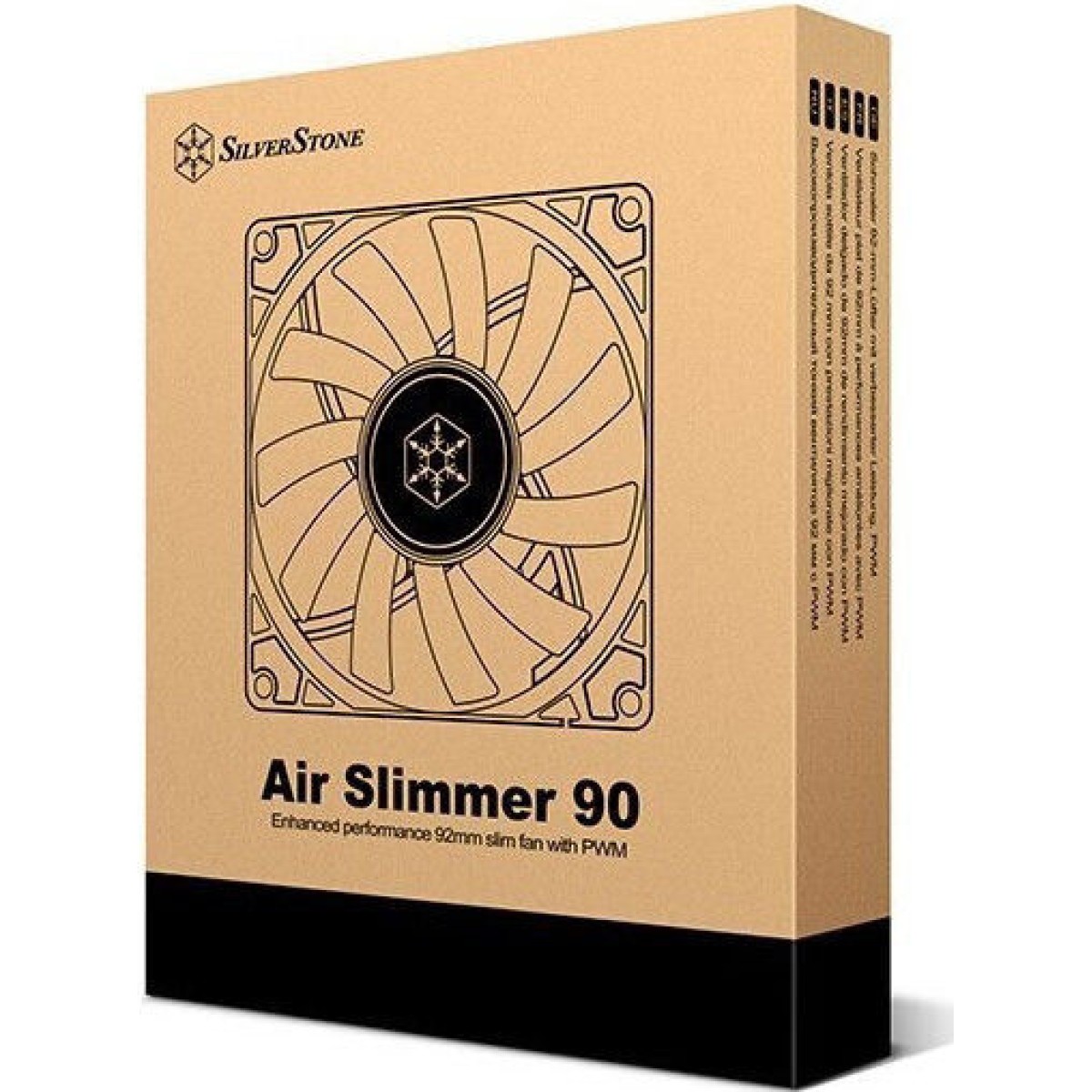 Silverstone Air Slimmer 90 Case Fan 92mm με Σύνδεση 4-Pin PWM