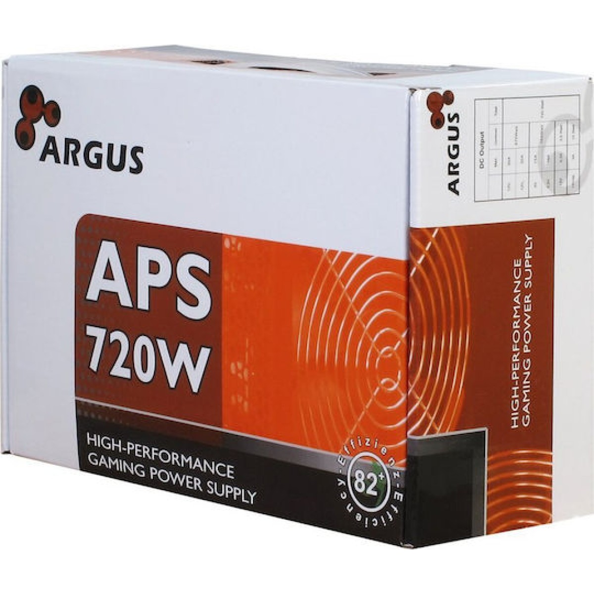 Inter-Tech Argus APS 720W Μαύρο Τροφοδοτικό Υπολογιστή Full Wired