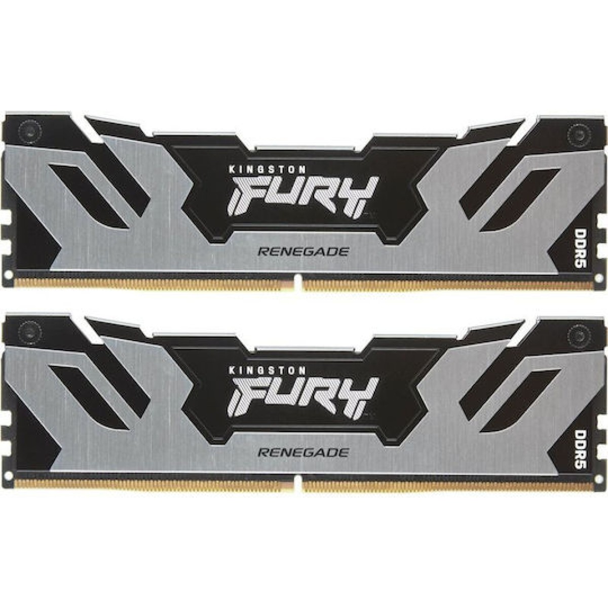 Kingston Fury Renegade Silver DDR5 32GB RAM με 2x16GB Modules και Ταχύτητα 6400 για Desktop