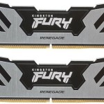 Kingston Fury Renegade Silver DDR5 32GB RAM με 2x16GB Modules και Ταχύτητα 6400 για Desktop