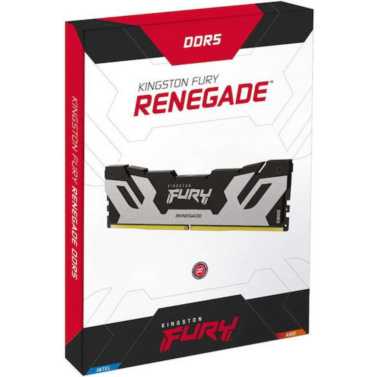 Kingston Fury Renegade Silver DDR5 32GB RAM με 2x16GB Modules και Ταχύτητα 6400 για Desktop