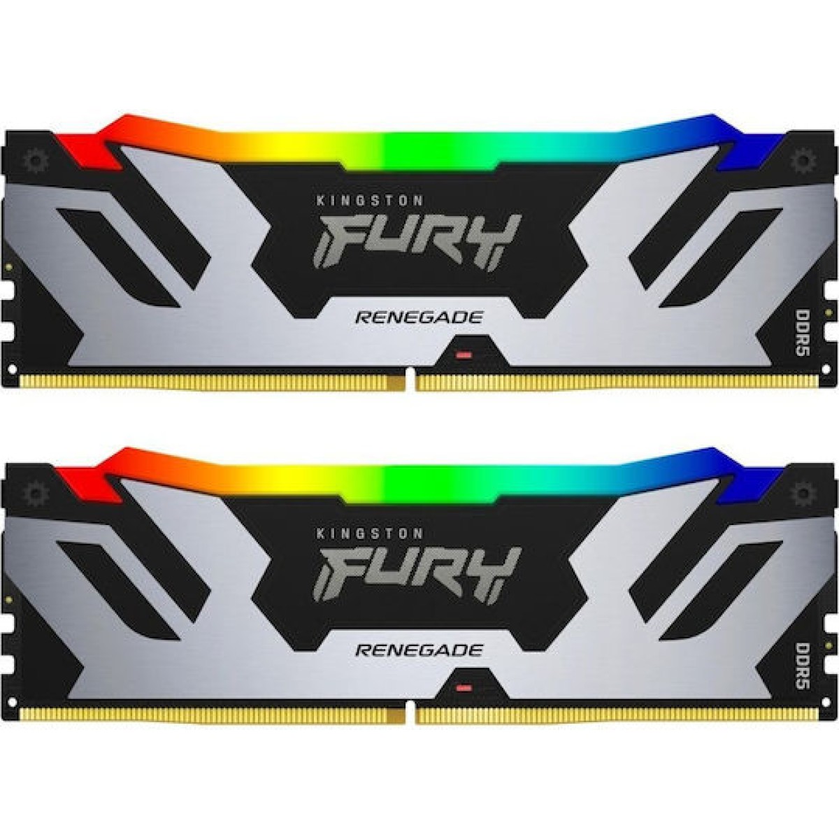Kingston Fury Renegade RGB DDR5 32GB RAM με 2x16GB Modules και Ταχύτητα 6400 για Desktop