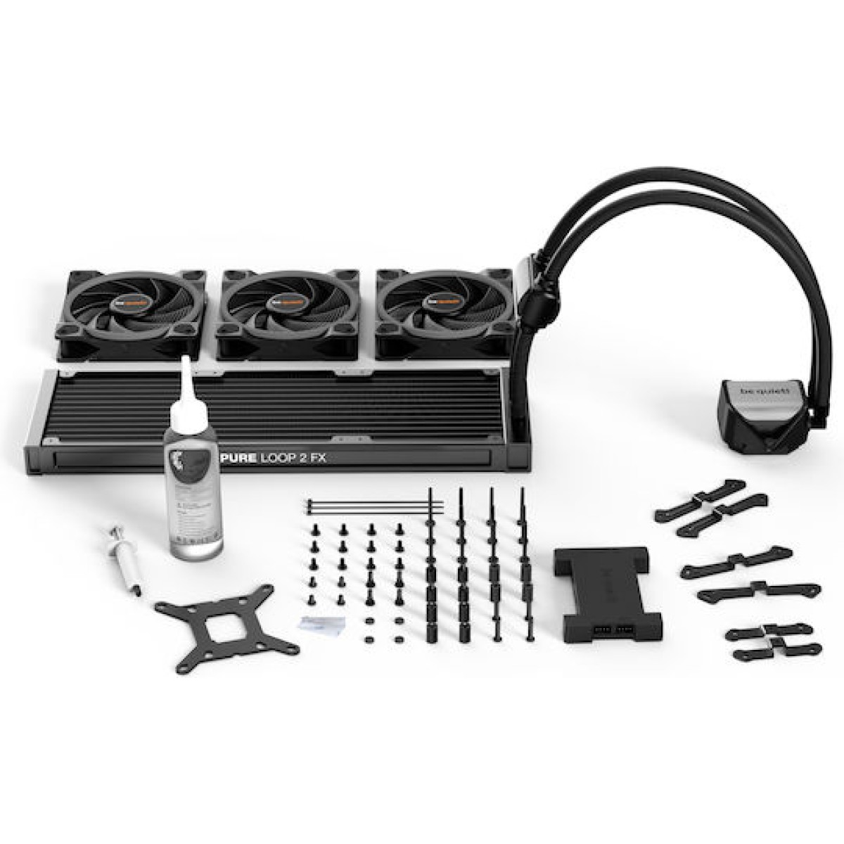 Be Quiet PURE LOOP 2 FX Υδρόψυξη Επεξεργαστή Τριπλού Ανεμιστήρα 120mm για Socket AM4/AM5/1700/1200/115x με ARGB Φωτισμό