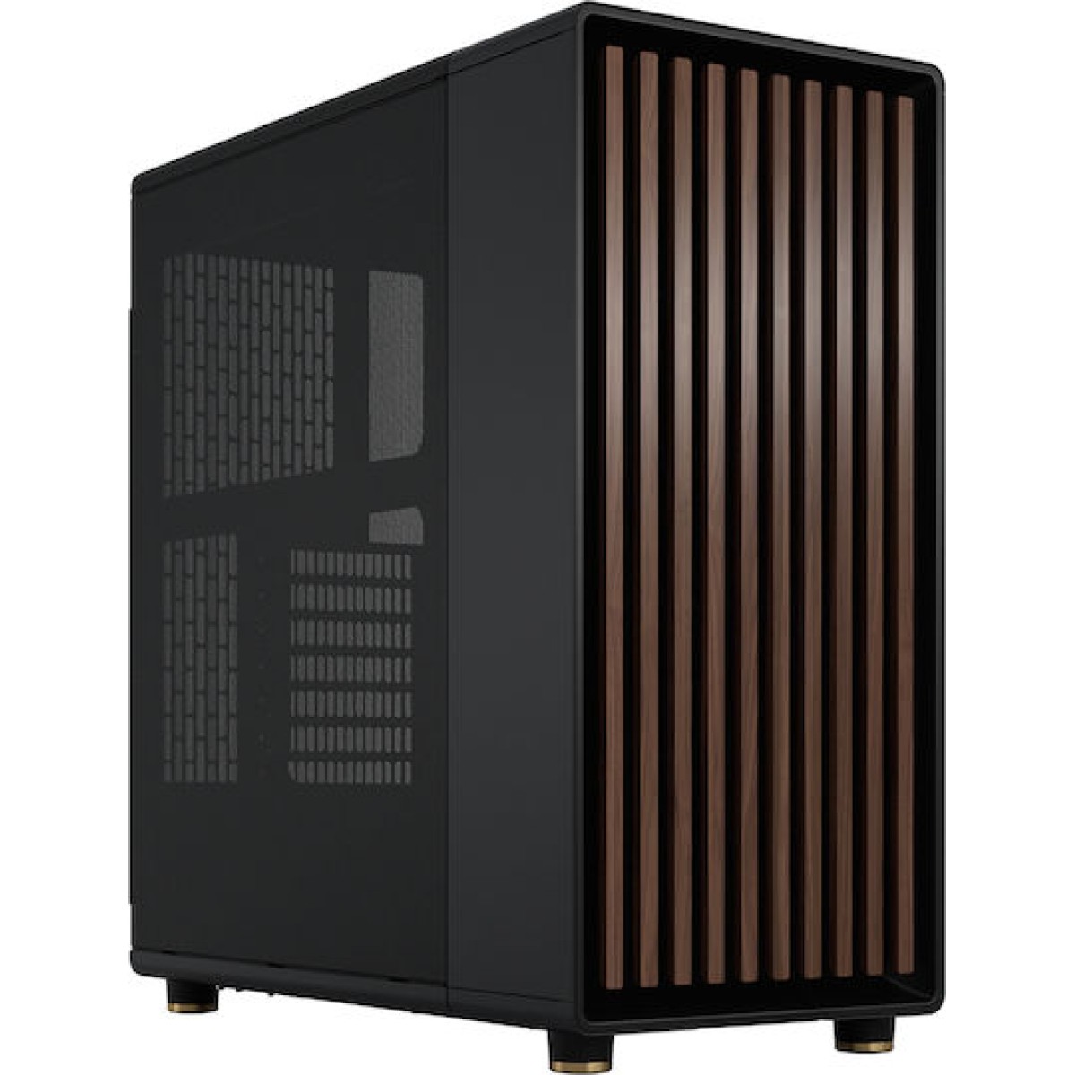Fractal Design North Gaming Midi Tower Κουτί Υπολογιστή με Πλαϊνό Παράθυρο Charcoal Black