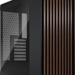 Fractal Design North Gaming Midi Tower Κουτί Υπολογιστή με Πλαϊνό Παράθυρο Charcoal Black TGD