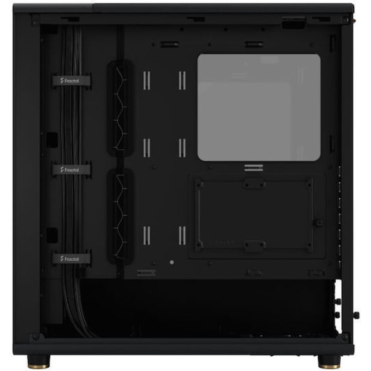 Fractal Design North Gaming Midi Tower Κουτί Υπολογιστή με Πλαϊνό Παράθυρο Charcoal Black TGD