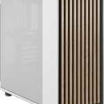 Fractal Design North Gaming Midi Tower Κουτί Υπολογιστή με Πλαϊνό Παράθυρο Chalk White