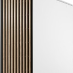 Fractal Design North Gaming Midi Tower Κουτί Υπολογιστή με Πλαϊνό Παράθυρο Chalk White TGC